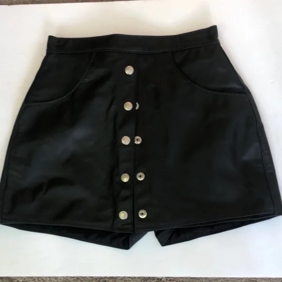Silver Eagle Leathers Skort Sz 6 - Picture 3 of 6